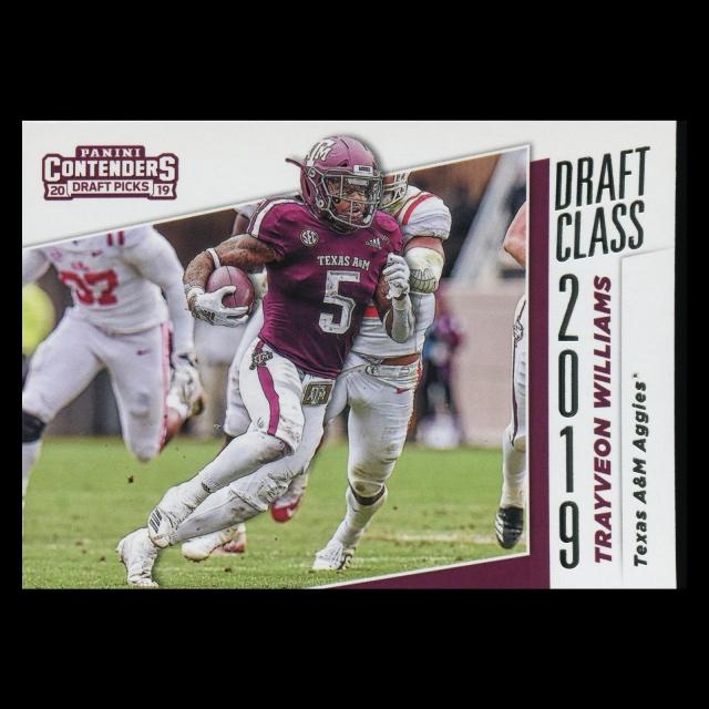Trayveon Williams 2019 Contender Draft Picks Draft Class Aggies