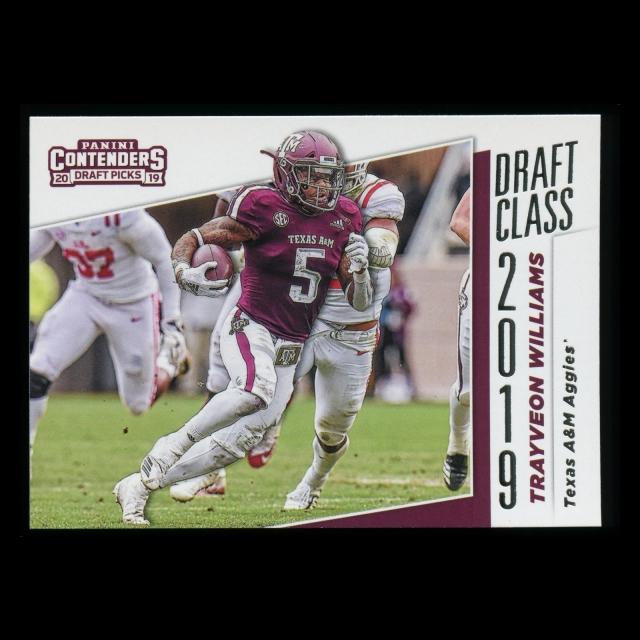 Trayveon Williams 2019 Contender Draft Picks Draft Class Aggies