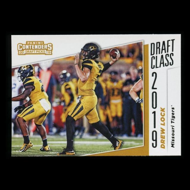 Drew Lock 2019 Contender Draft Picks Draft Class Tigers
