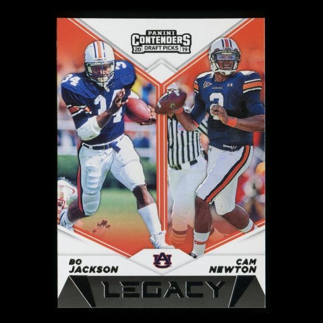 Bo Jackson | Cam Newton 2019 Contenders Draft Picks Legacy Tigers