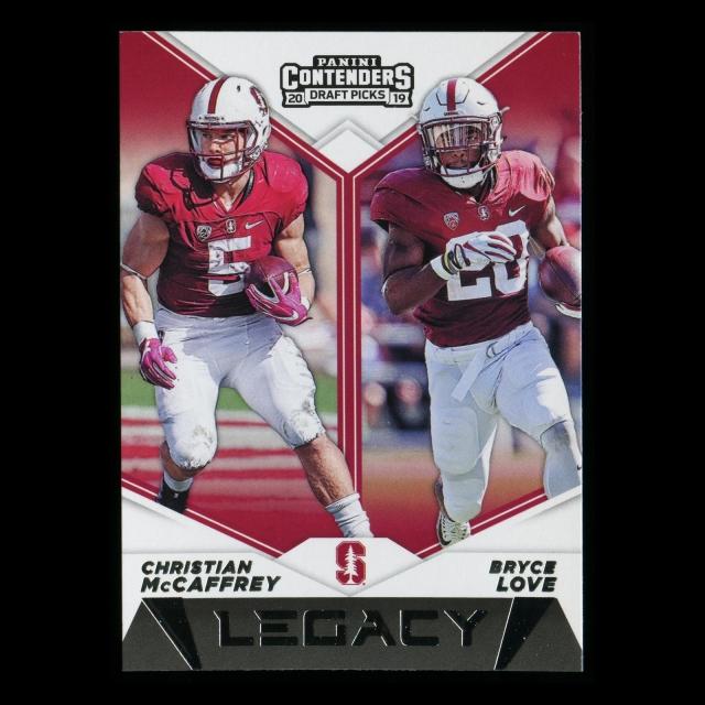 Christian McCaffrey | Bryce Love 2019 Contenders Draft Picks Legacy Cardinal