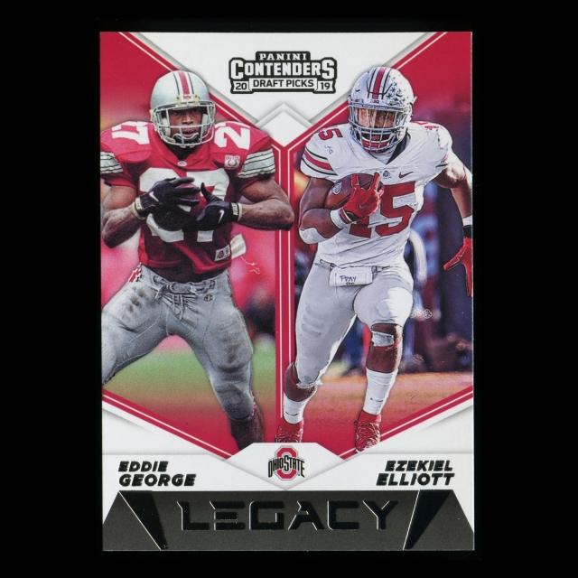 Eddie George | Ezekiel Elliott 2019 Contenders Draft Picks Legacy Buckeyes