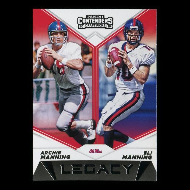 Archie Manning | Eli Manning 2019 Contenders Draft Picks Legacy Rebels