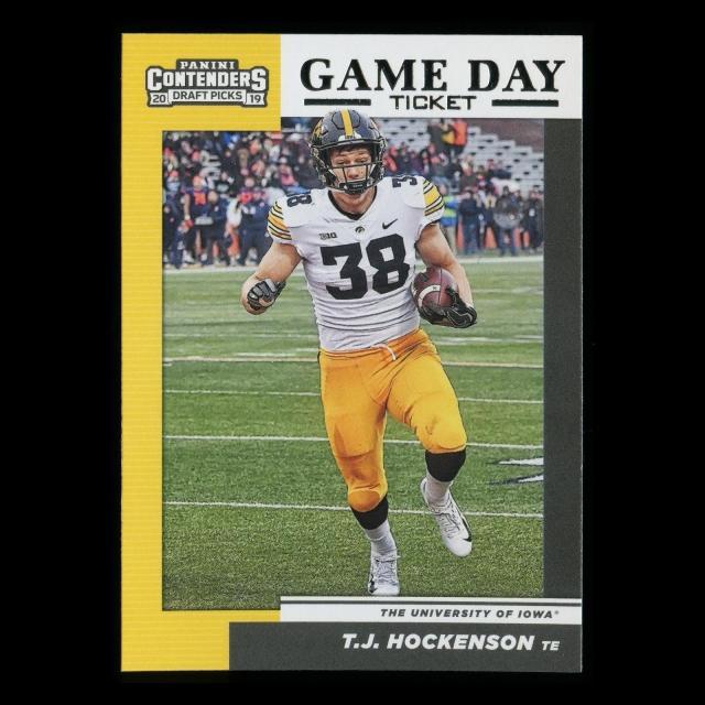 T.J. Hockenson 2019 Contender Draft Picks Game Day Ticket Hawkeyes