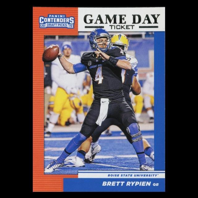 Brett Rypien 2019 Contender Draft Picks Game Day Ticket Broncos