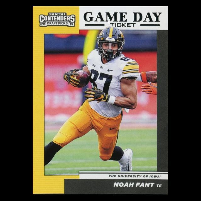 Noah Fant 2019 Contender Draft Picks Game Day Ticket Hawkeyes