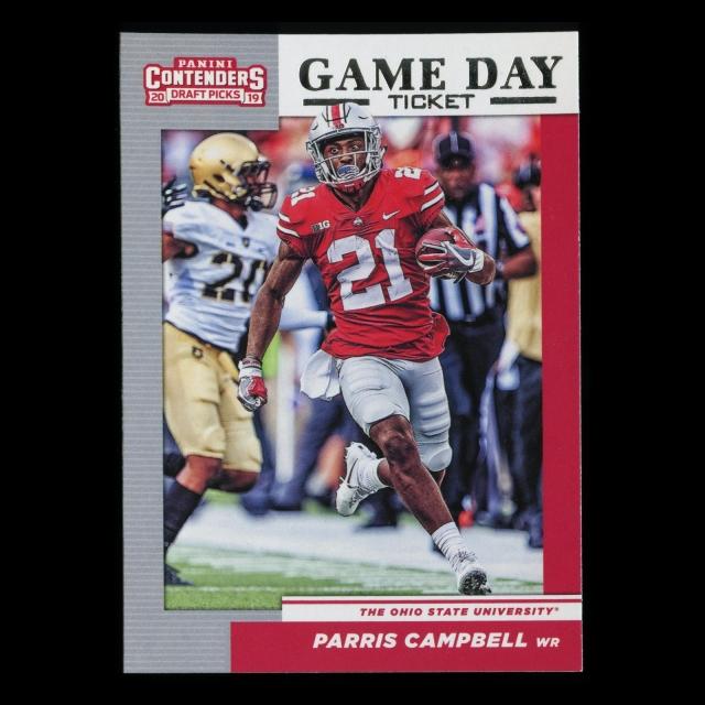 Parris Campbell 2019 Contender Draft Picks Game Day Ticket Buckeyes