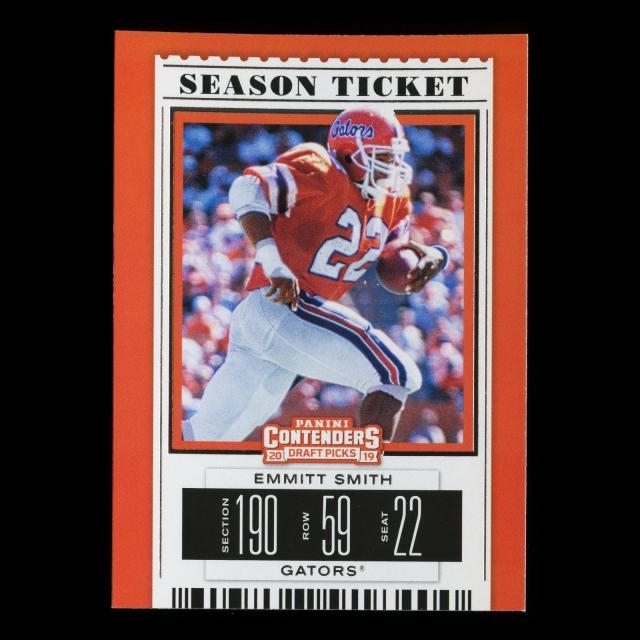 Emmitt Smith 2019 Contender Draft Picks Season Ticket Gators