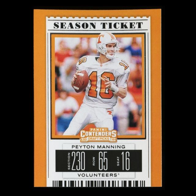 Peyton Manning 2019 Contender Draft Picks Season Ticket Volunteers