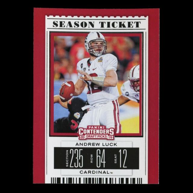 Andrew Luck 2019 Contender Draft Picks Season Ticket Cardinal
