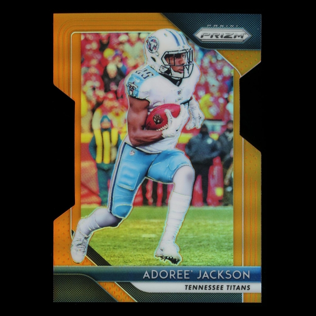 Adoree Jackson 2018 Prizm Die-Cut Orange Titans 093/249