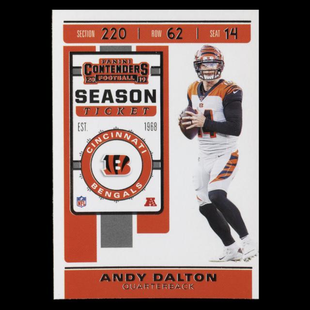 Andy Dalton 2019 Contenders Season Ticket Bengals