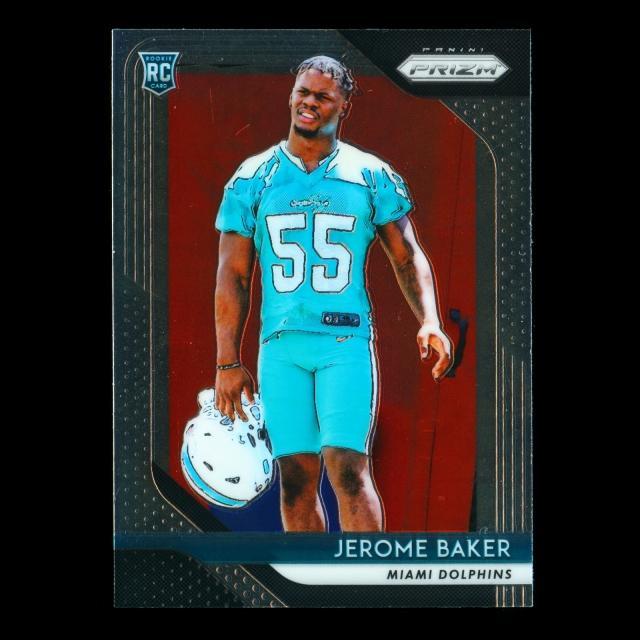 Jerome Baker RC 2018 Prizm Rookie Dolphins