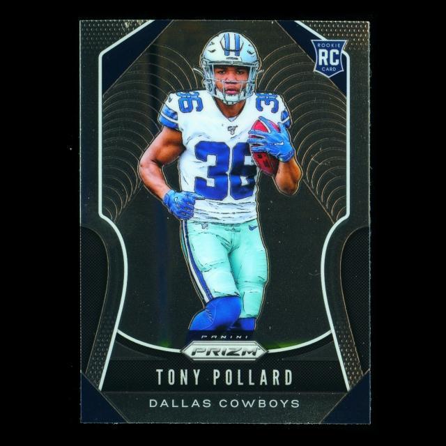 Tony Pollard RC 2019 Prizm Rookie Cowboys