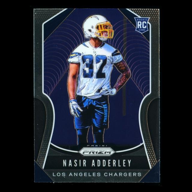 Nasir Adderley RC 2019 Prizm Rookie Chargers