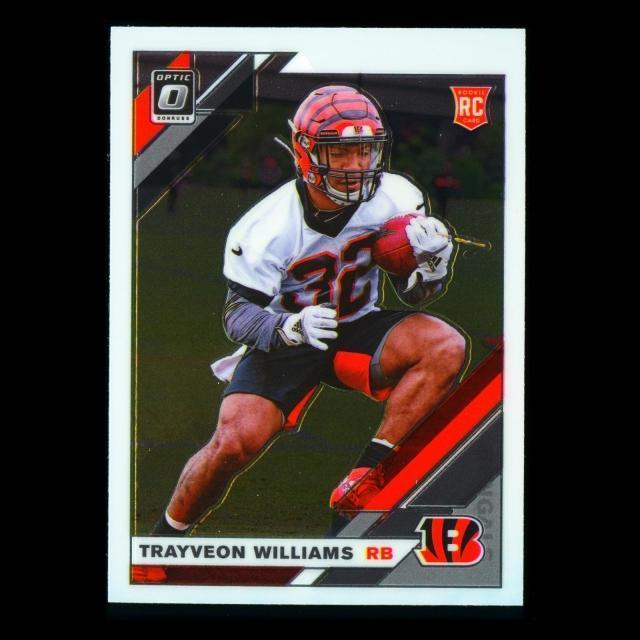 Trayveon Williams RC 2019 Optic Rookie Bengles