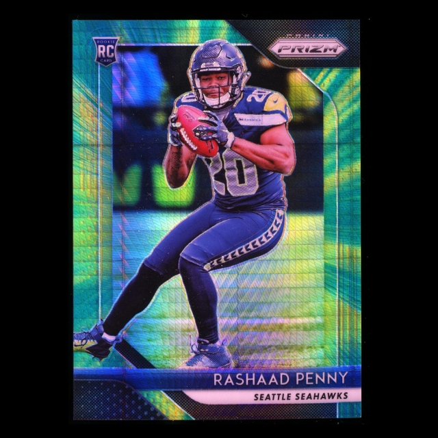 Rashaad Penny RC 2018 Prizm Hyper Rookie Seahawks 210/275