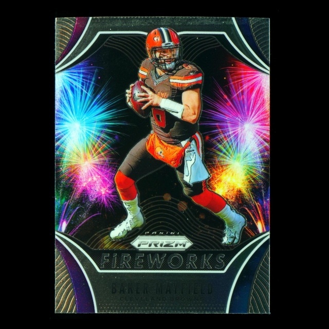 Baker Mayfield 2019 Prizm Fireworks Browns