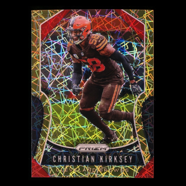 Christian Kirksey 2019 Prizm Lazer Browns