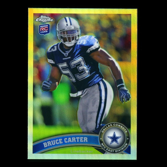 Bruce Carter RC 2011 Topps Chrome Refractor Cowboys