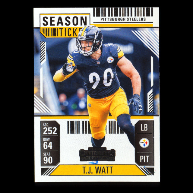 T.J. Watt 2024 Panini Contenders Steelers