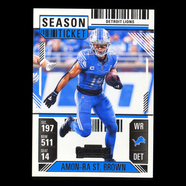 Amon-Ra St. Brown 2024 Panini Contenders Lions