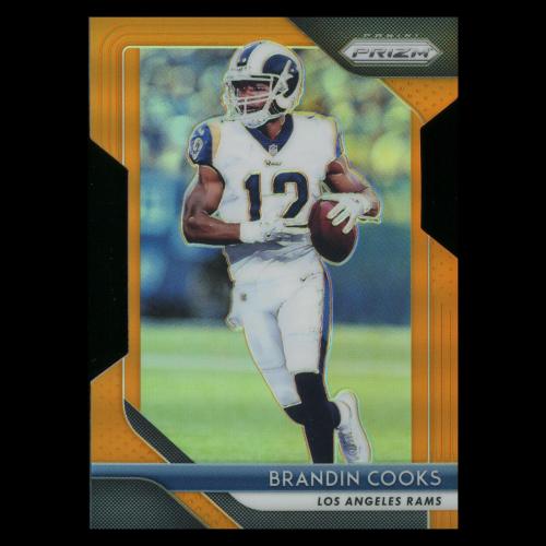 Brandin Cooks 2018 Prizm Orange Die Cut Rams 158/249