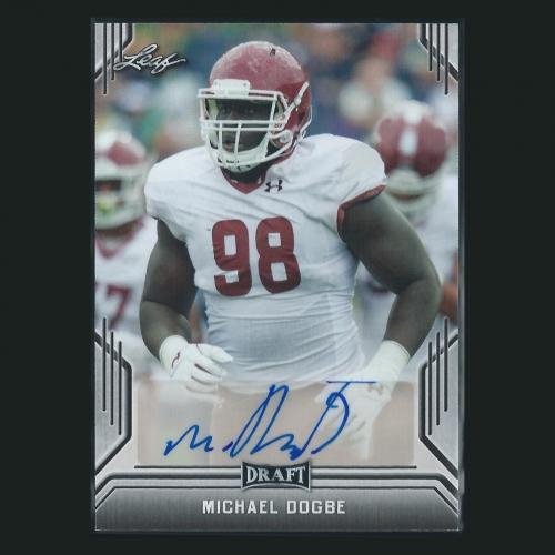 Michael Dogbe 2019 Leaf Draft Auto Cardinals