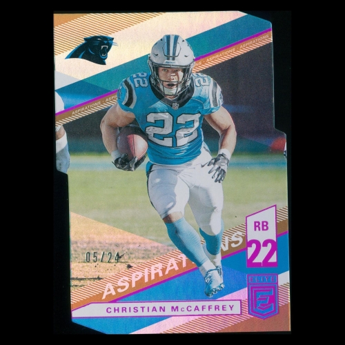 Christian McCaffrey 2019 Elite Aspirations Die-Cut Panthers 05/24
