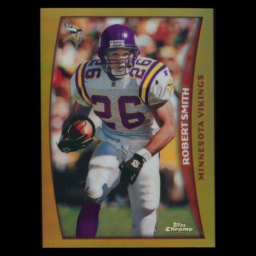 Robert Smith 1998 Topps Chrome Gold Refractor Vikings