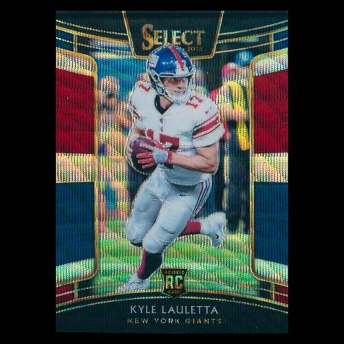 Kyle Lauletta RC 2018 Select Rookie Tri-Color Giants 114/199