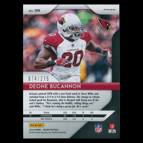 Deone Bucannon 2018 Prizm Hyper Cardinals 074/275