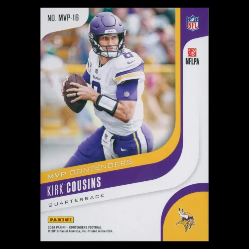 Kirk Cousins 2018 Contenders MVP Red Foil Vikings
