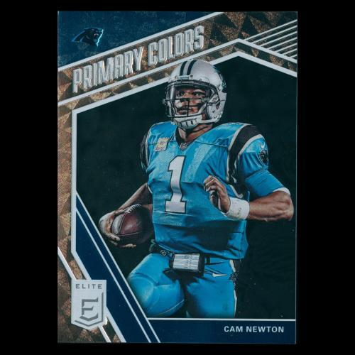Cam Newton 2019 Elite Primary Colors Panthers 186/299