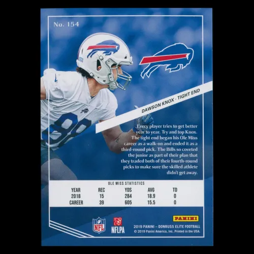 Dawson Knox RC 2019 Elite Rookie Giants 645/699