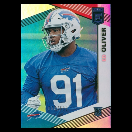Ed Oliver RC 2019 Elite Rookie Giants 068/699