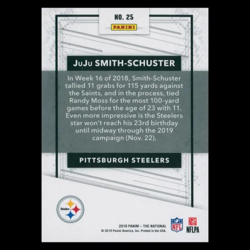 JuJu Smith-Schuster 2019 The National Rainbow Spokes Steelers 4/50