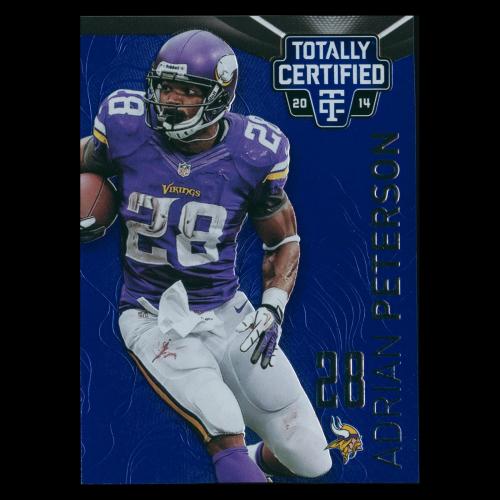 Adrian Peterson 2014 Totally Certified Blue Vikings 24/50