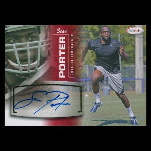 Sean Porter RC 2013 HIT Rookie Red Auto Aggies