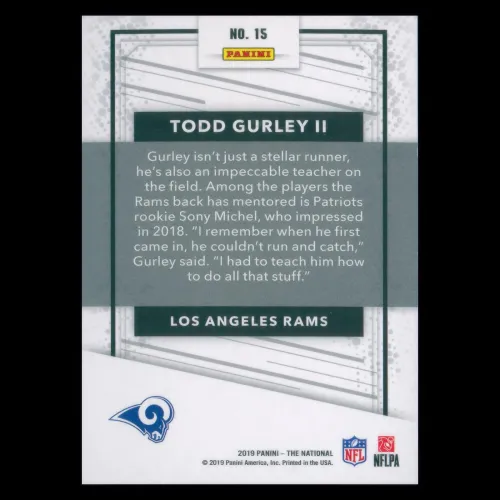 Todd Gurley II 2019 The National Rams 46/99