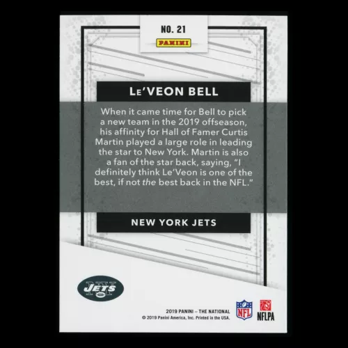 Le'Veon Bell 2019 The National Jets