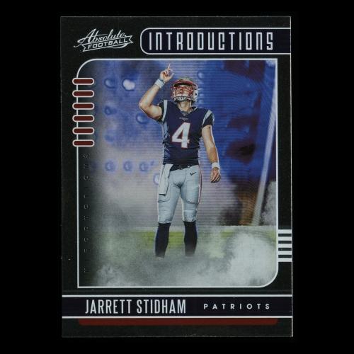 Jarrett Stidham RC 2019 Absolute Introductions Patriots