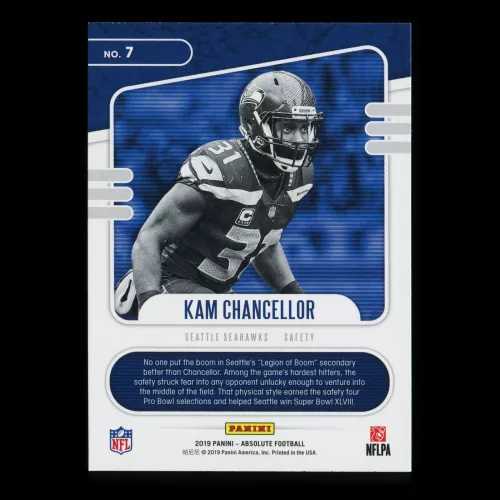 Kam Chancellor 2019 Absolute Gridiron Force Seahawks
