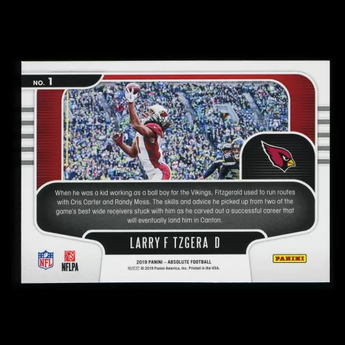 Larry Fitzgerald 2019 Absolute Red Zone Cardinals