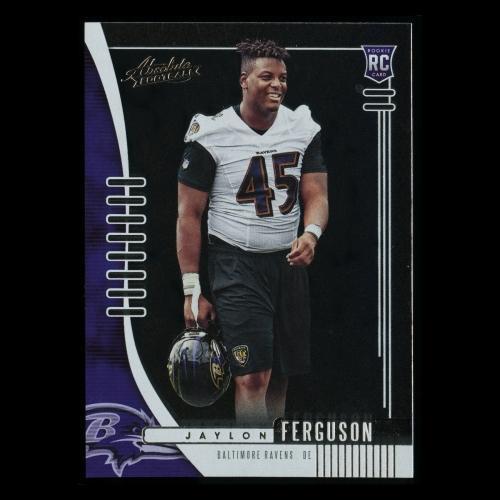 Jaylon Ferguson RC 2019 Absolute Rookie Ravens