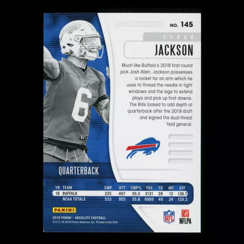 Tyree Jackson RC 2019 Absolute Rookie Bills