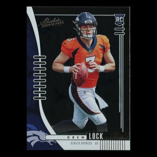 Drew Lock RC 2019 Absolute Rookie Broncos