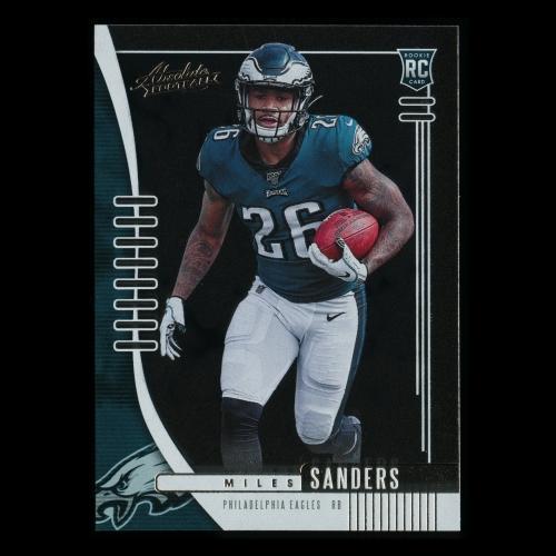 Miles Sanders RC 2019 Absolute Rookie Eagles