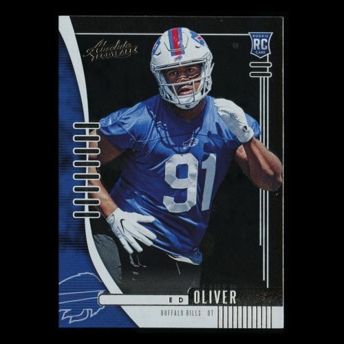 Ed Oliver RC 2019 Absolute Rookie Bills