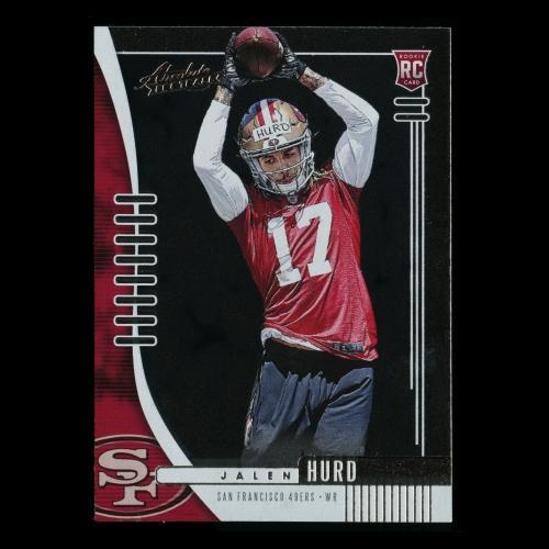 Jalen Hurd RC 2019 Absolute Rookie 49ers
